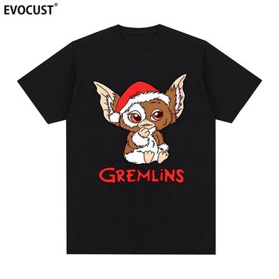 Gremlins Gizmo 80er Horror-Weihnachtsfilm-T-Shirt aus Baumwolle, Unisex-T-Shirt, neues T-Shirt für Damen