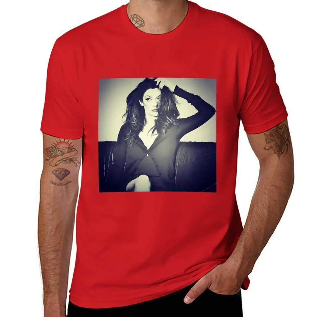 Funny Michelle Gomez Design T-Shirt Summer Clothes Customs Anime Clothes Mens Clothing