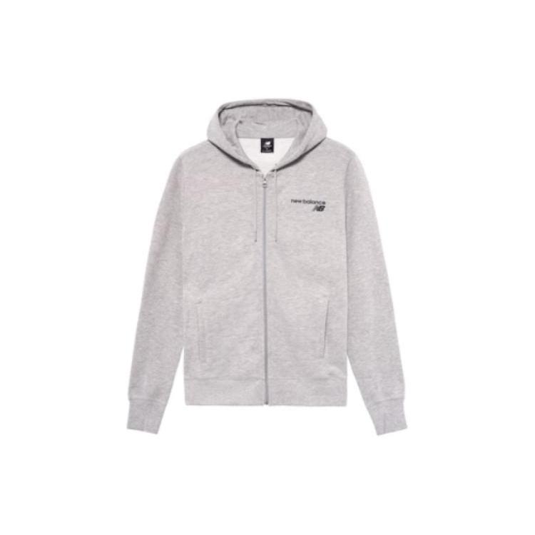 New Balance Classic Core ZHD Hooded Jacket Asia Sizing Grey Men s MJ03907-AG XXL