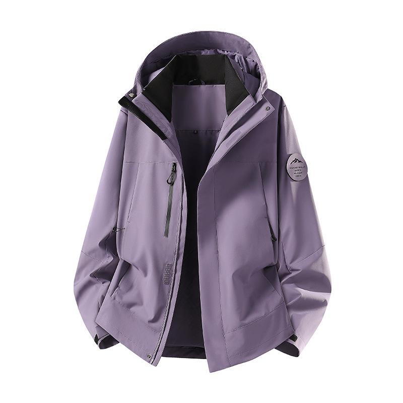 2026 Spring/Autumn Outdoor Single-Layer Mountaineering Jacket - Versatile, Waterproof, and Windproof for Couples.