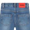 Jeans lisos de mezclilla para niño Hugo