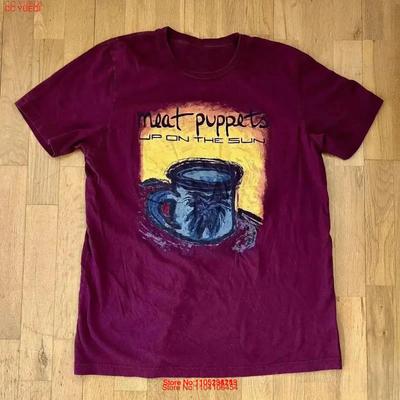 1985 00er Jahre Meat Puppets Up On The Sun Baumwoll T-Shirt Erwachsene Alle Größen ZL624 vintage Gewaschen Stilvoll Vielseitig Lässig Atmungsaktiv