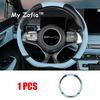 For BYD Dolphin Mini Seagull 2024 2025 2026 Car Steering Wheel Cover Leather Non-slip Sweat proof Handle Cover Accessories
