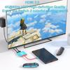 Portable TV Dock Station for Switch/Switch 2/Steam Deck/ROG Ally/Legion GO, 3-in-1 Switch 2 Travel Dock with HDMI 4K@60Hz, USB 3.0 100W PD Port