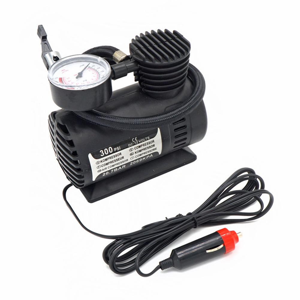 Locomotive Air Pump Auto Electric Air Pump Mini Car Portable Tire Auto Reliable Explosion-proof Inflator Safe Tool Repair O7X1