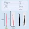 Beginner Eyelash Extension Kit: Safe, High-Precision Tweezers & Round-Head Comb Tool