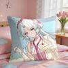 Wuthering Waves Carlotta Cushion Cover Square Short Plush Pillow Case Living Room Sofa Home Decor Funda X