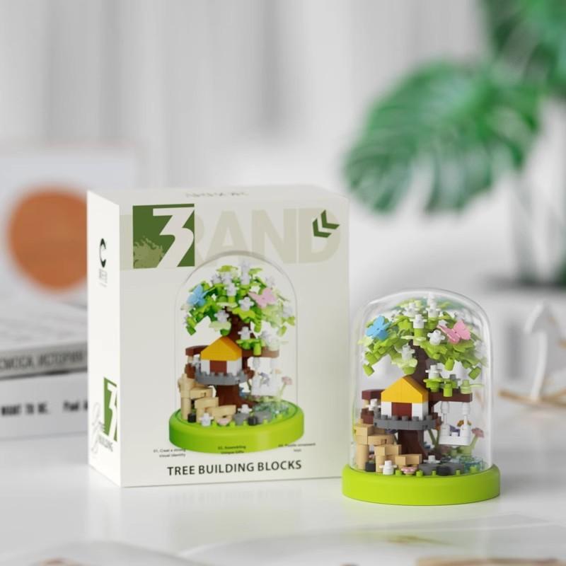Exquisite Educational Jigsaw Puzzle Building Blocks Featuring Realistic Flower Designs