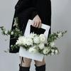 2Pcs Creative Hand-Folded Folded Flower Box Flower Gift Box Romantic Flower Arrangement Box Portable Bouquet Wrapping Box
