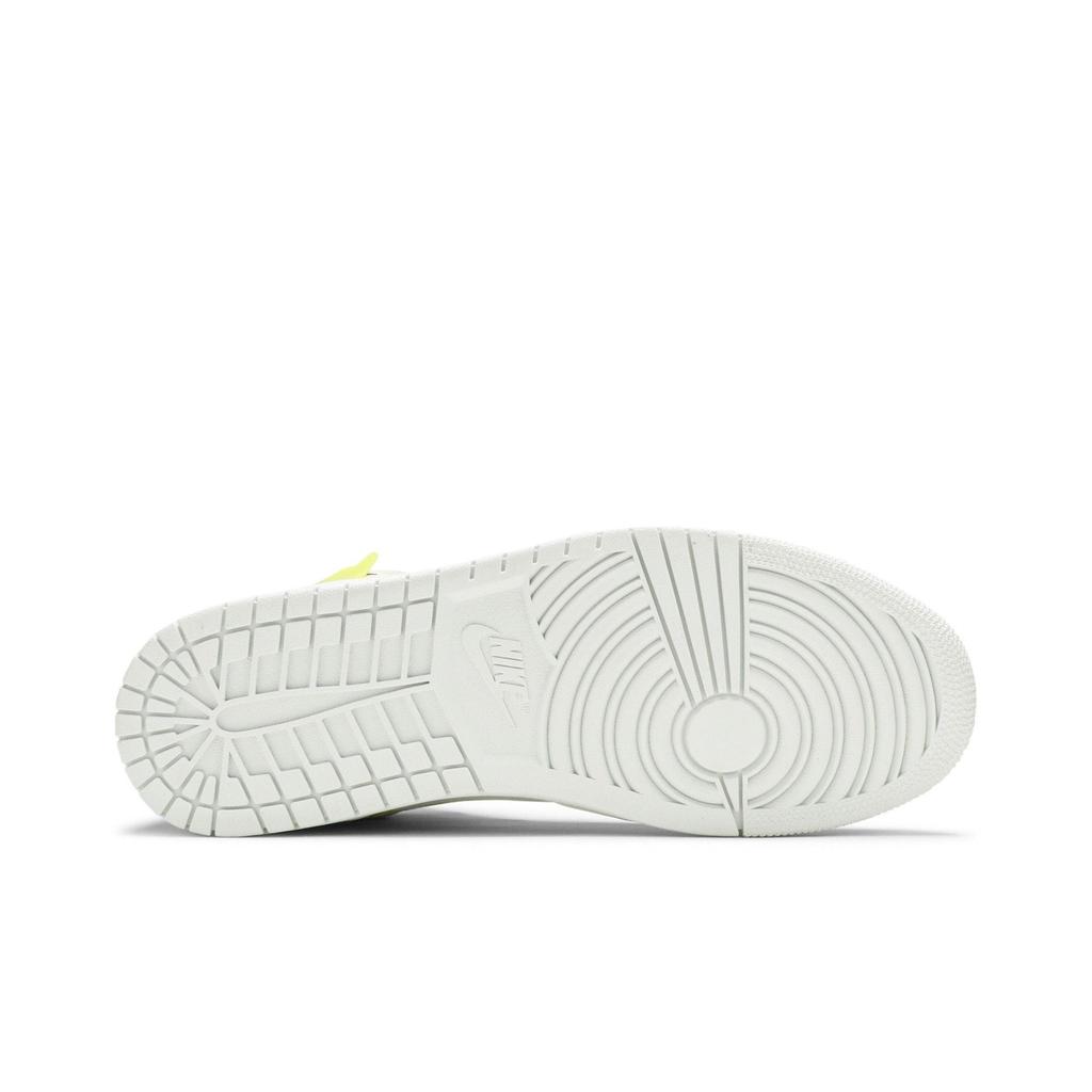 Womens Air Jordan 1 Mid LX ' Opti Yellow' (women's sizes) / Opti Yellow / White Vintage Basketball Shoes DA5552 107
