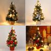 1Pcs Mini Christmas Tree 40Cm Decorative Scene Layout Random Color Soft Light Christmas Decoration Creative Adornment for Home