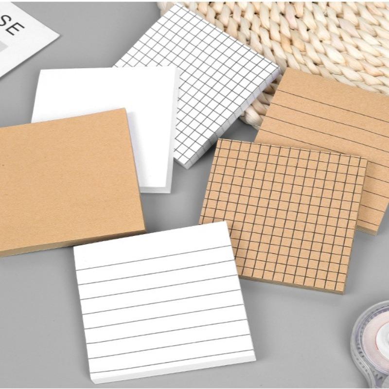 24Pcs Sticky Notes, 80sheets Per Pad Office Memo Pad Versatile Bookmark Notebook Internal Memo Pad MultiPurpose Stationery Convenient