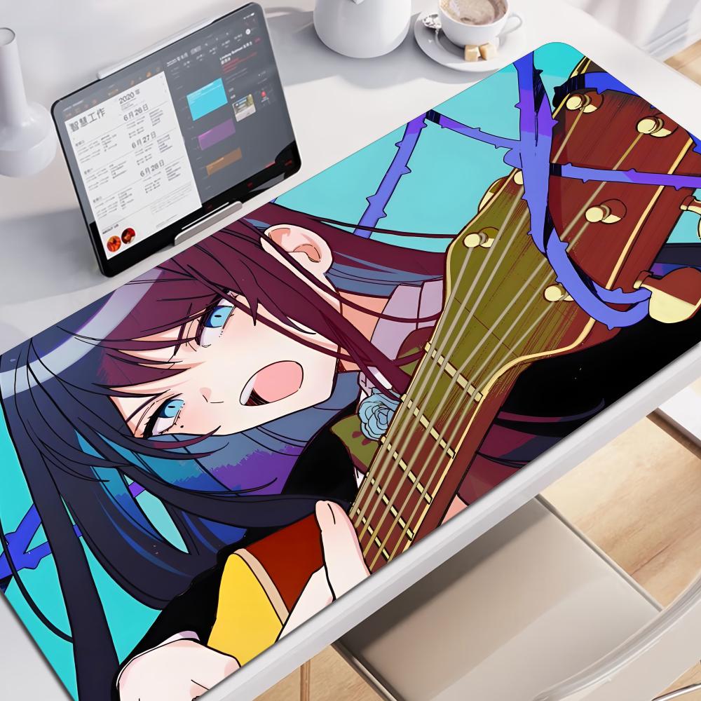Singer Aado x Rubber Lock Edge Mouse Pad Super Big Computer Desk Mat Offices Accessories Virtual Idol Kawii Keyboard Pad