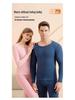Men's and Women's Wool Silk Thermal Underwear Set – Warm, Thick, Velvet-Lined, Autumn Pants for Couples