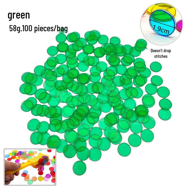 Magnetic Color-Matching Discs for Scientific Experiments and Teaching