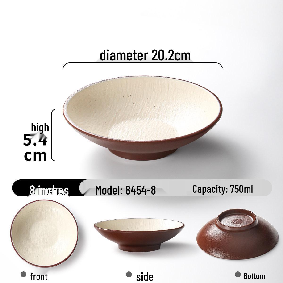Xiangyuan Mei Large Melamine Bowl for Mixed Noodles, Ramen, Instant Noodles, Maocai, Liangpi, and Liangmian.