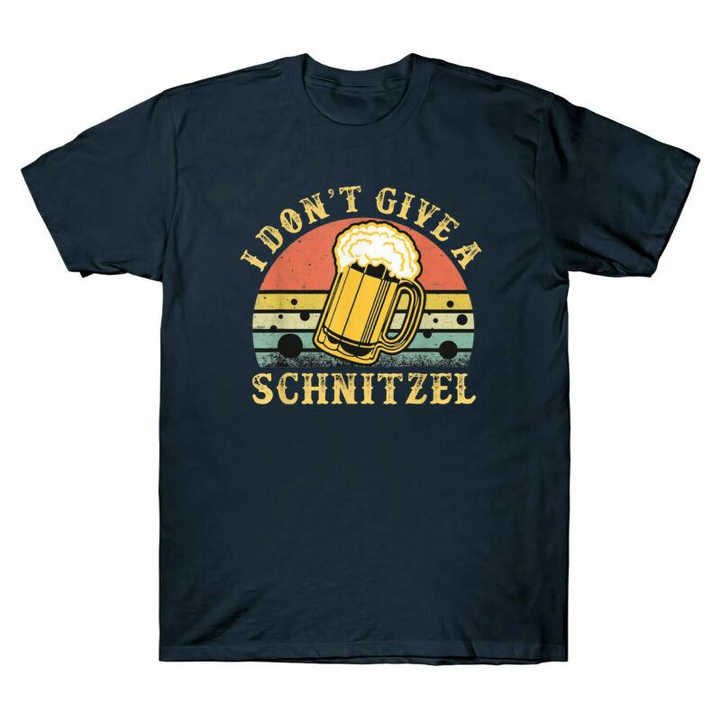 Vintage Give T A Unisexs I Dont Gerunisex Oktoberfest Schnitzel Tee Beer Retro Shirt