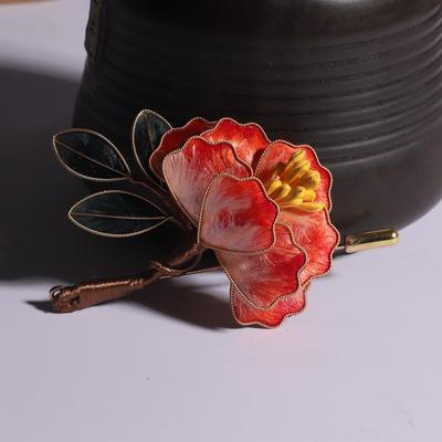 Immaterieel Cultureel Erfgoed Handgemaakte Zijde Edelweiss Broche Nieuwe Chinese Klassieke Speld Eenvoudig Niche Ontwerp Corsage Accessoires