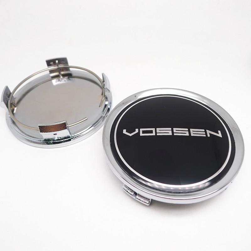 4 Stück 75mm Vossen Felgendeckel Nabenkappen für Auto Felgen Ersatz Staubdichte Abdeckung Radkappen Auto Styling Zubehör