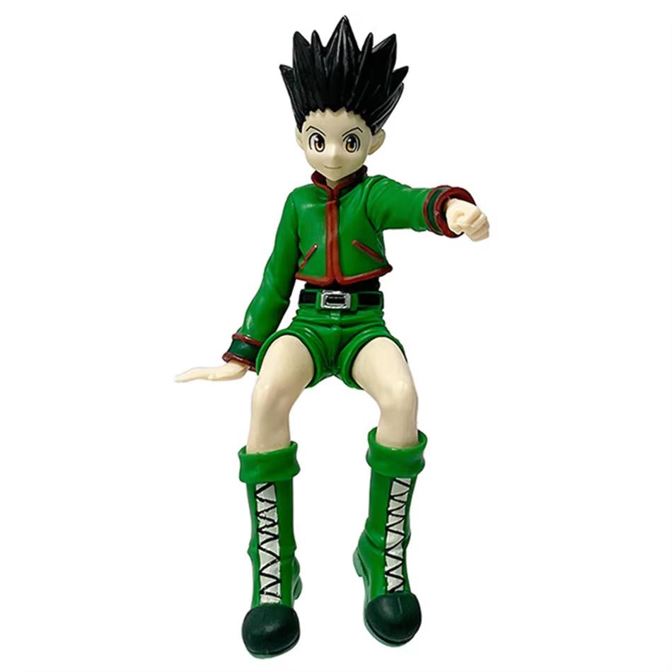 11.5-14cm Full Time Hunter Anime Handmade Siso Xiaojie Kulolo Sitting Character Handmade PVC Model Ornament Birthday Gift