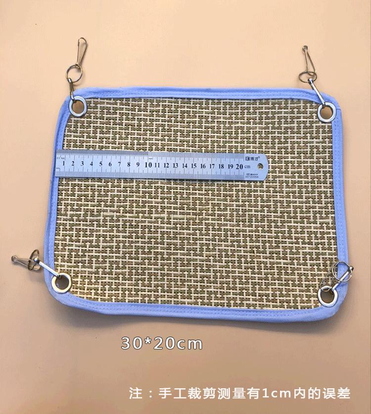 Small Animal Cooling Mat Hammock Hamster Flower Branch Mouse Guinea Pig Cooling Mat Hammock Cooling Bed Suspension Pet Supplies