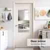 2/4pcs 2mm Thicken 3D Square Mirror Wall Stickers Flexible DIY Acrylic Decorative Mirror With Adhesive Living Room Home Decor