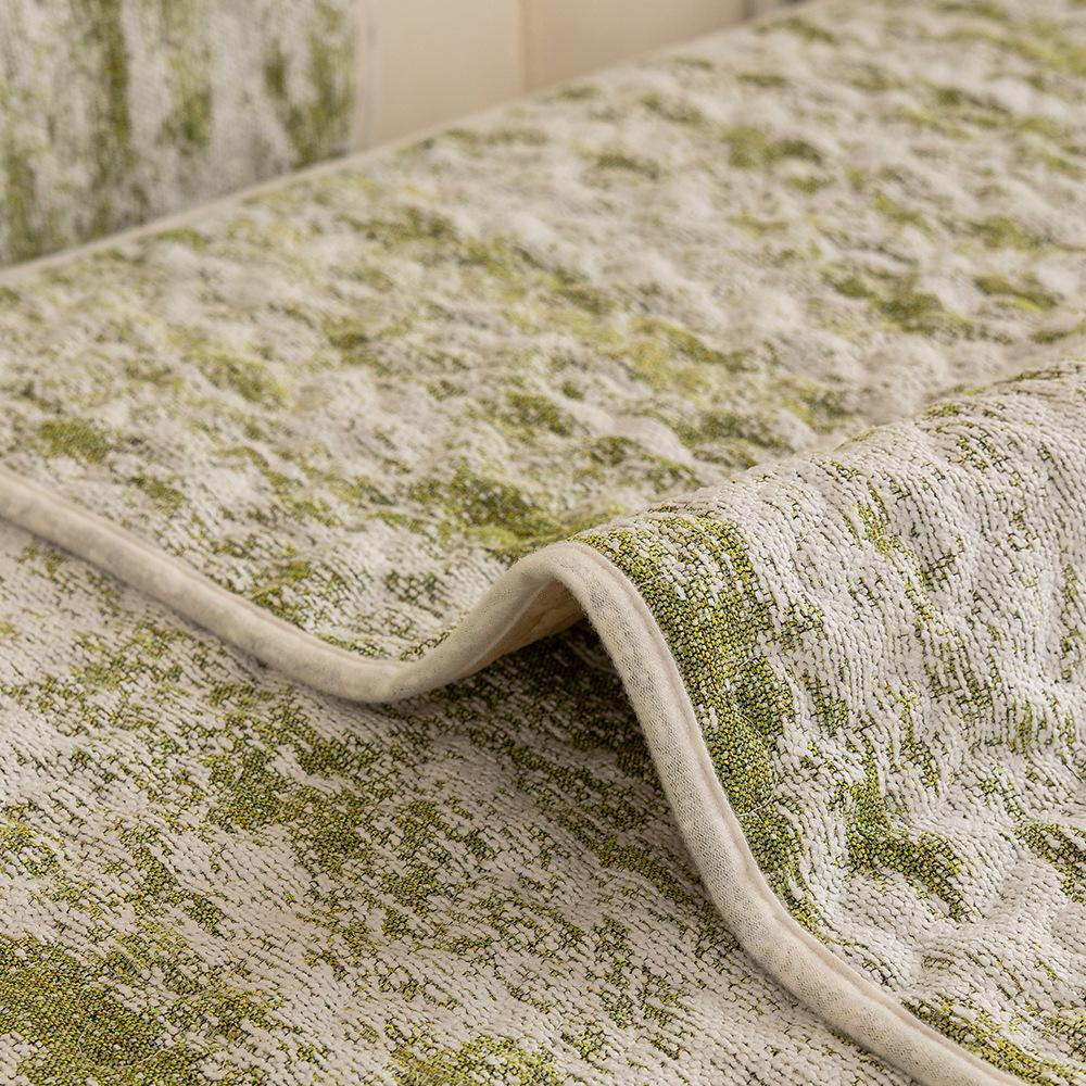 New Chenille Sofa Cover All-Season Universal Soft Comfortable Non-Slip Cushion Cream Style Sofa Cover Cat-Scratch Resistant