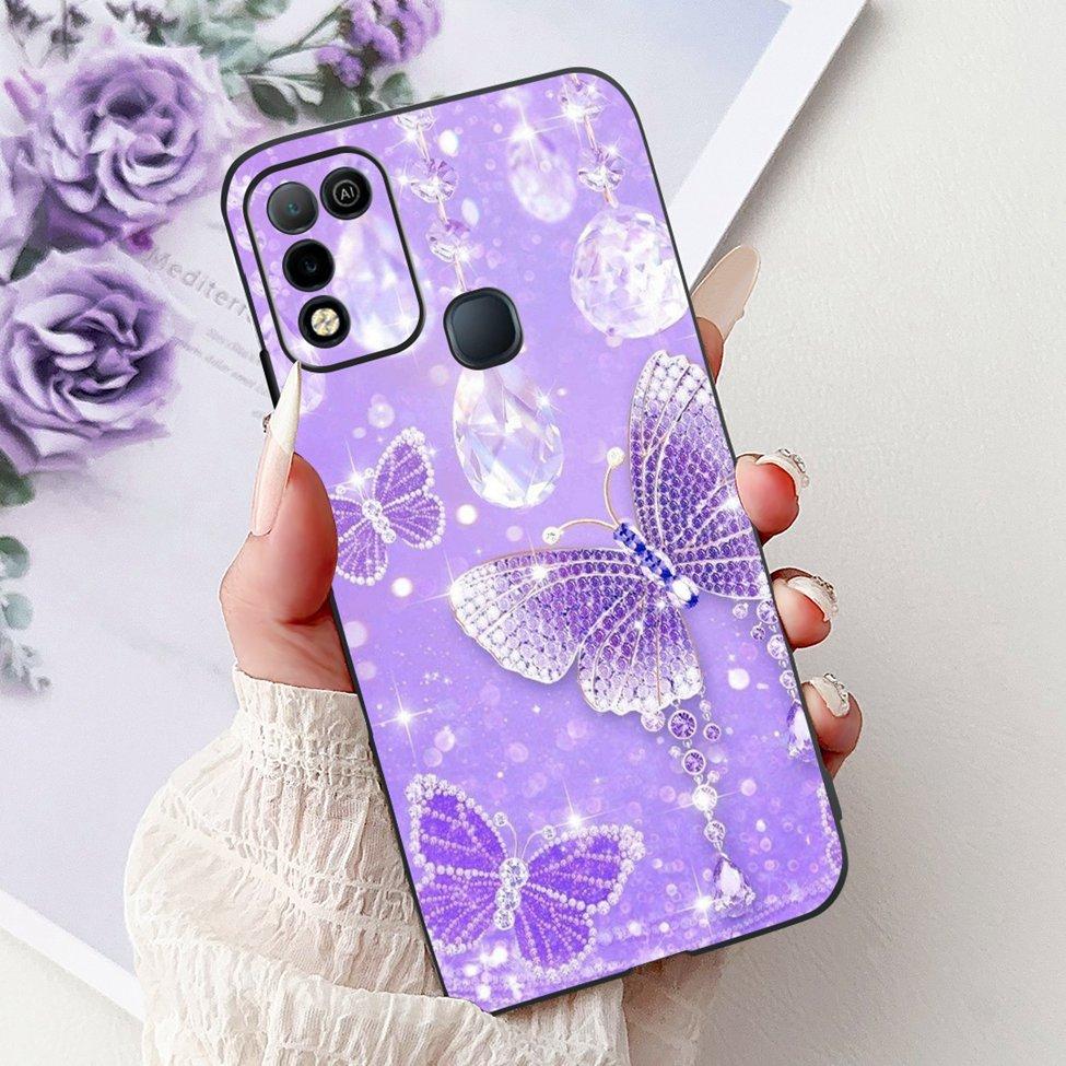 For Infinix Hot 10 X682C 10s X689B 10play X688C Back Cover For Infinix Hot 10 Play Case Shockproof Fashion Cute Cartoon Silicone