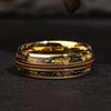 Fashion 8mm Men Stainless Steel Koa Wood Rings Inlay Galaxy Colorful Opal Rings For Men Wedding Engagement Band Jewelry Gift
