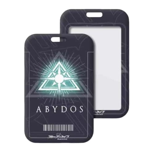 Blue Archive Pass Case, IC Card Case, Abydos High School Logo, Character Goods, Card Storage, Cover, Cosplay Accessory, Gift (A)
