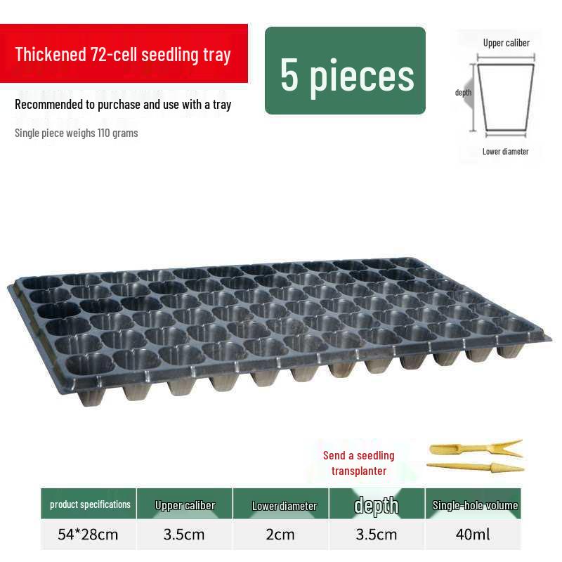 Thickened Plastic Succulent Seedling Tray for Cultivation & Cutting