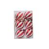 6pcs Cartoon Painted Christmas Balls Set Mini Merry Christmas Tree Decor  Hotel Office Decor