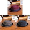 Classic Office Wear Bowler Hat With Polyester Material And Stylish Rolled Brim For Men And Women