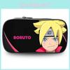 Boruto Naruto Anime Pen Bag With Waterproof Nylon Material Ideal For School And Travel