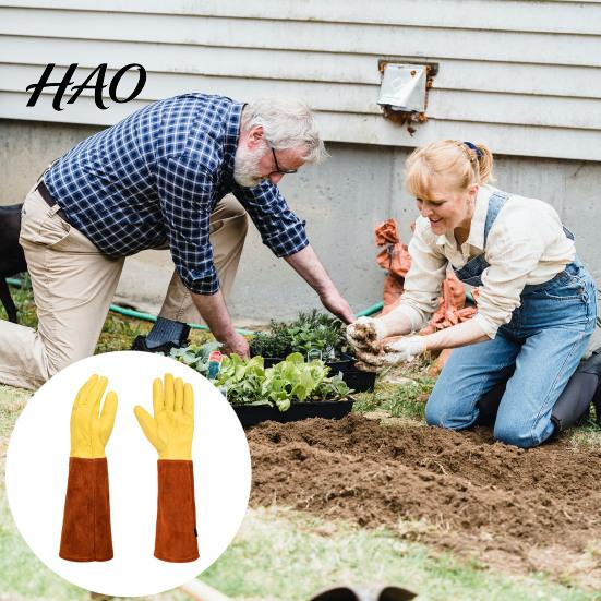 Thorn Proof Gloves 1 Pair Garden Wear Resistant Puncture-Proof Breathable Elbow Work Length Full Coverage Labor Protection Long Long-lasting