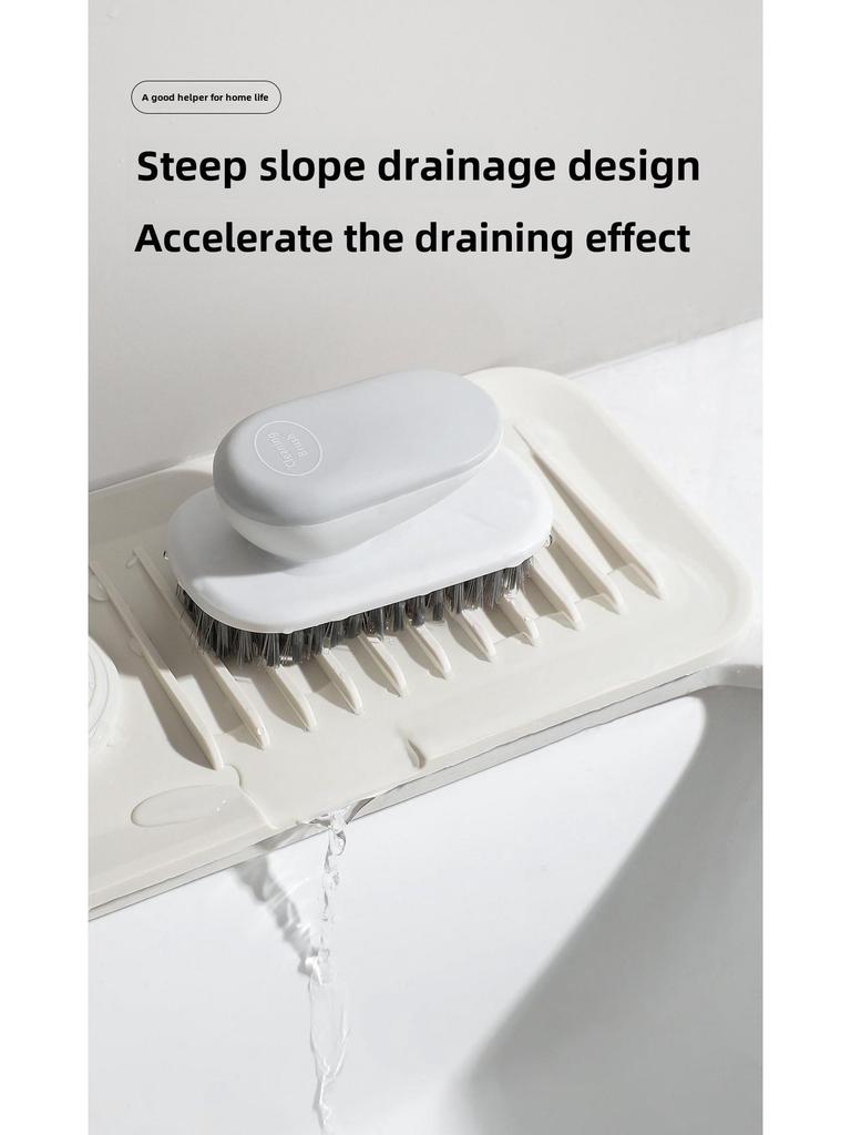 Silicone Faucet Drain Pad - Waterproof Kitchen & Bathroom Splash Mat