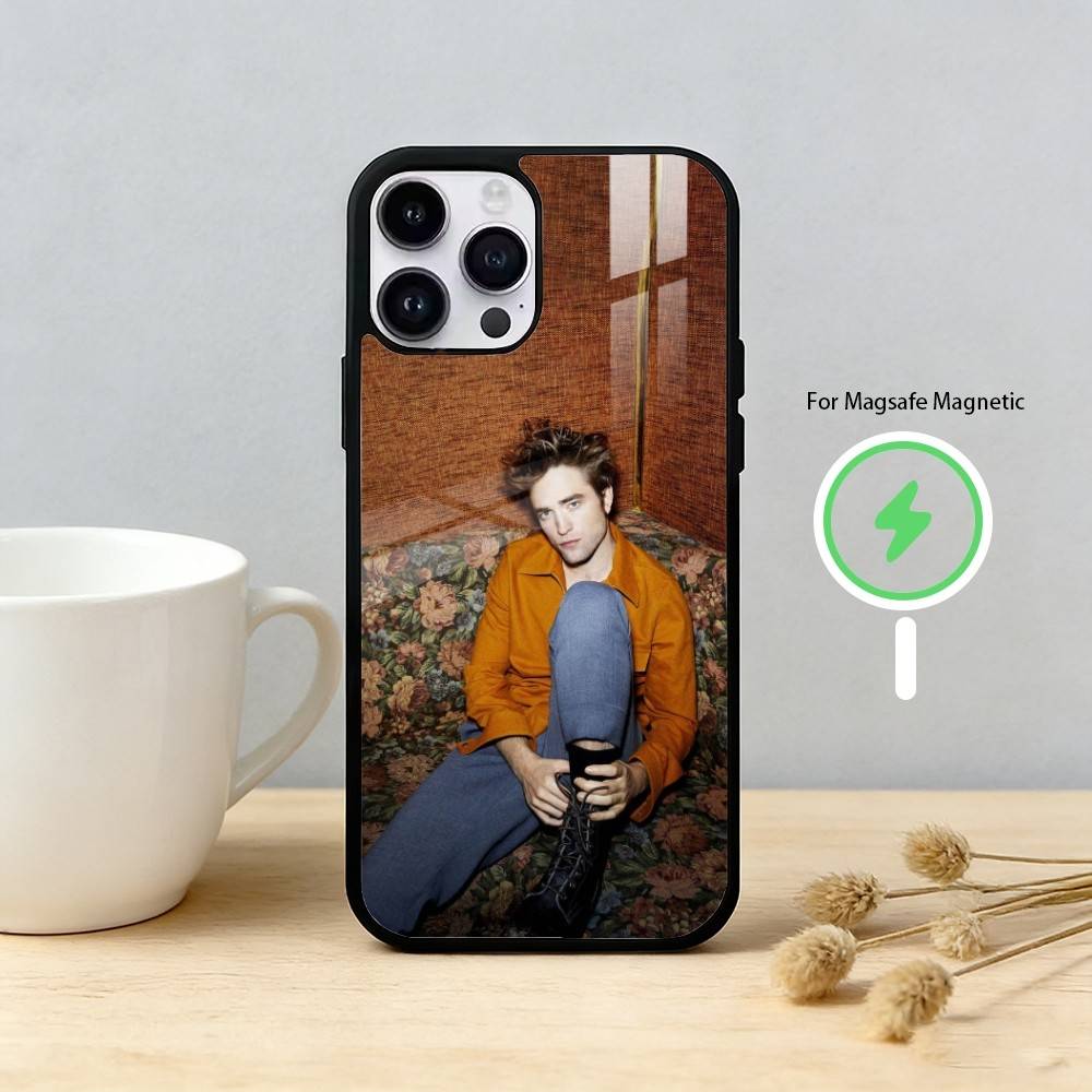 T-Twilight Robert Pattinson Phone Case For iPhone 17,16,15,14,13,12,Plus,Pro,Max For Magnetic Wireless Charge