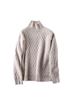 Women's High-Neck Sweater, 2025 Autumn/Winter, Thickened Loose Korean Knit Base Layer