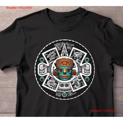 Azteca Band Album Heavy Cotton T Shirt All Size Black For Unisex Bl469 Vintage Stretched Unisex Streetwear Comfortable