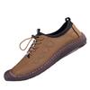Men's leather shoes trendy soft-soled sports shoes breathable casual shoes a piece