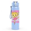 1PC Ballerina Girl Dancing Cartoon Print 750ml Color Plastic Sports Water Bottle Leakproof Flip Straw Lid Suitable for Sports Office Home Use