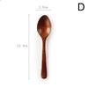 1PC High-Quality Kitchen Home Tableware Natural Wood Soup Spoon Practical Teaspoons Creative Solid