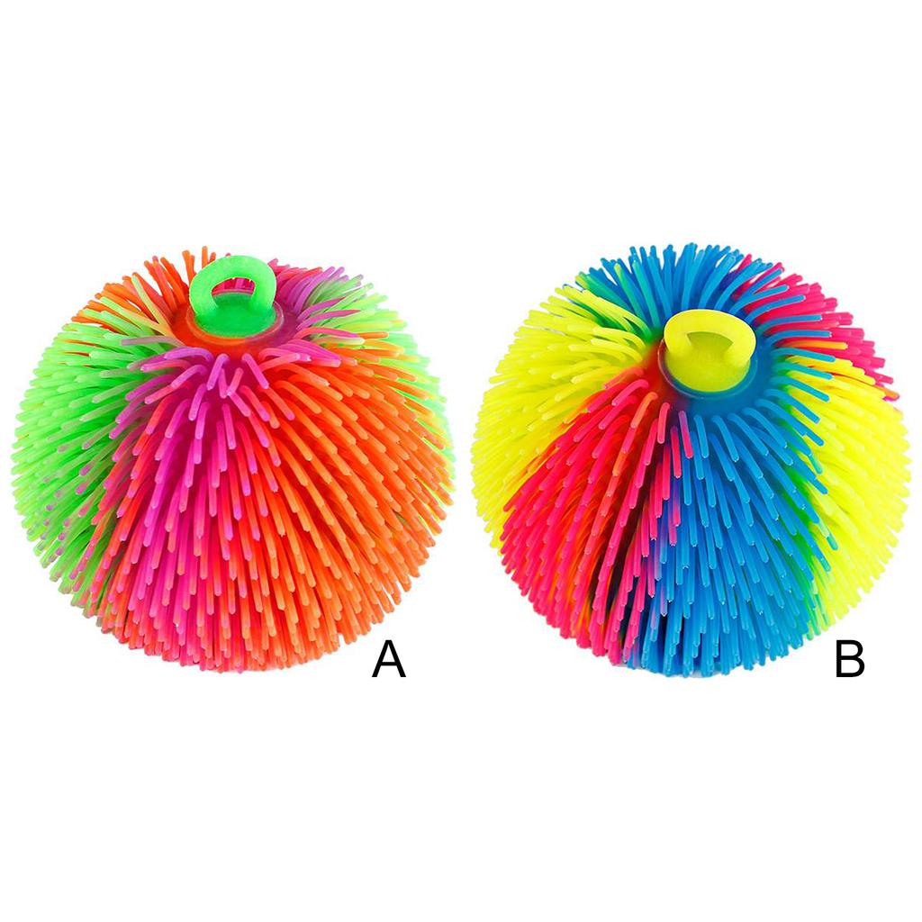 Large Stretchy Sensory Ball with Lights Soft Spiky Balls 18cm/7.09in for Boys Girls Fun Classroom Prizes Party Favors