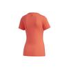 Adidas Sporty Pullover Crew Neck Short Sleeve T-Shirt Women Tops Coral-Pink FJ1108