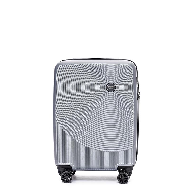 CROWN C-F5280H 20-inch Lightweight Carry-On Spinner Suitcase