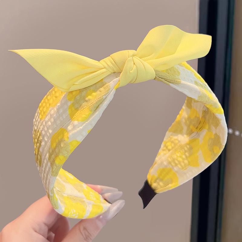 Koreanische Version Kinder Obst Cartoon Schleife Stirnband Mädchen Dreidimensionale Hasenohren Haarnadel Süßes Mädchen Breitkrempiges Stirnband