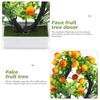 Fake Fruit Tree Decor Plastic Artificial Fruit Tree with Pot Natural Looking Simulation Bonsai for Desktop Table Centerpiece