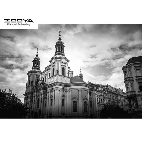 

ЗООЯ DIY 3D круглая алмазная картина Религиозная вышивка Иисуса Крестом домашний декор