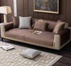 Nordic Light Luxury Sofa Cover Cushion L Shape Leather Couch Cover Four Seasons Non-slip Back Towel for Living Room Decor