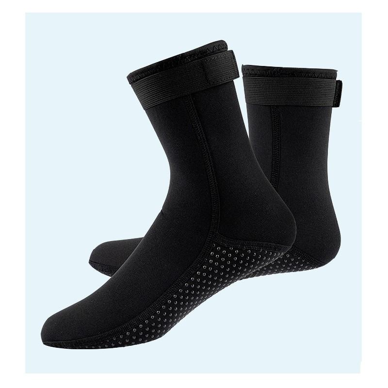 3mm Non-slip Diving & Snorkeling Socks, Warm and Wear-resistant, Long/Short Tube, Ideal for Beach and Water Sports.